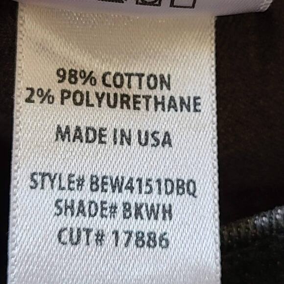 HUDSON x BAJA EAST Holly High-Rise Jeans Black to White BEW4151DBQ Women's 28 - Picture 13 of 15